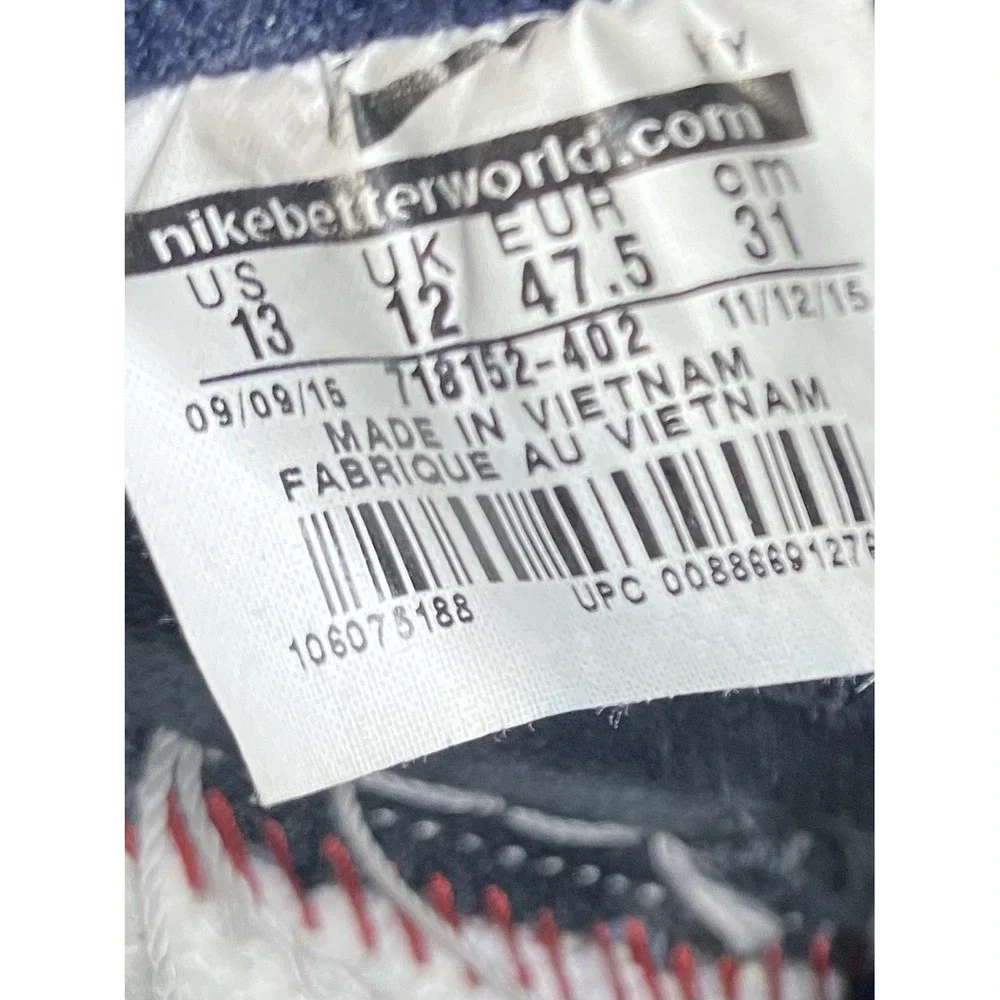 Sz 13 - Nike Air Force 1 Low Ostrich Obsidian Navy Blue 2015 718152-402